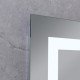 Зеркало Mixxus HARD MR07-80x50 с Led Touch, Anti-fog, димером, регулятором яркости (MI6658)
