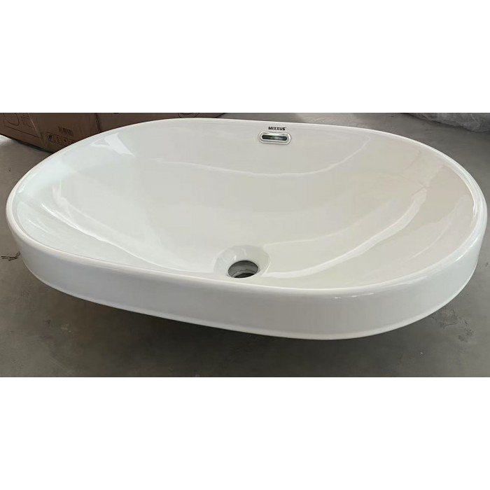 Раковина врезная на столешницу Mixxus Premium ELLIPSE-1601 600х400х190mm с переливом (MP6569) Раковина врезная на столешницу Mixxus Premium ELLIPSE-1601 600х400х190mm с переливом (MP6569)