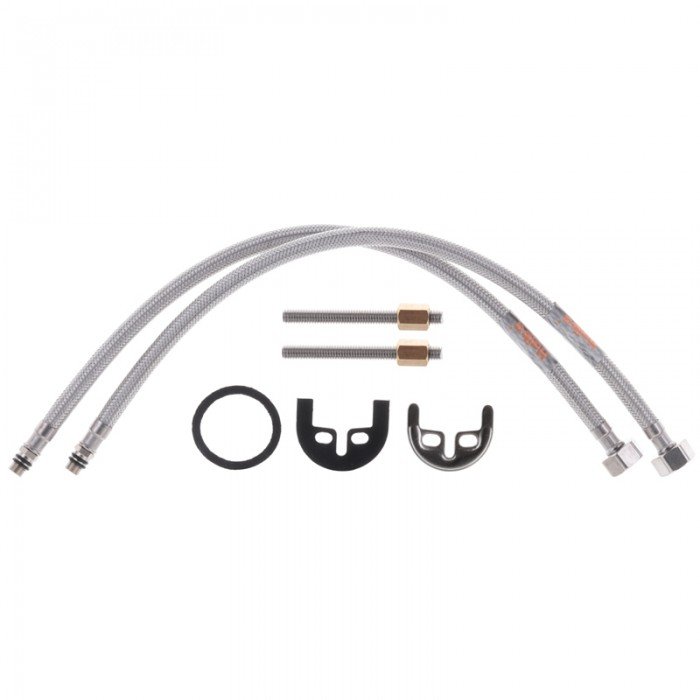 Смеситель для кухни Haiba Magic 004 с черной ручкой (HB0687)