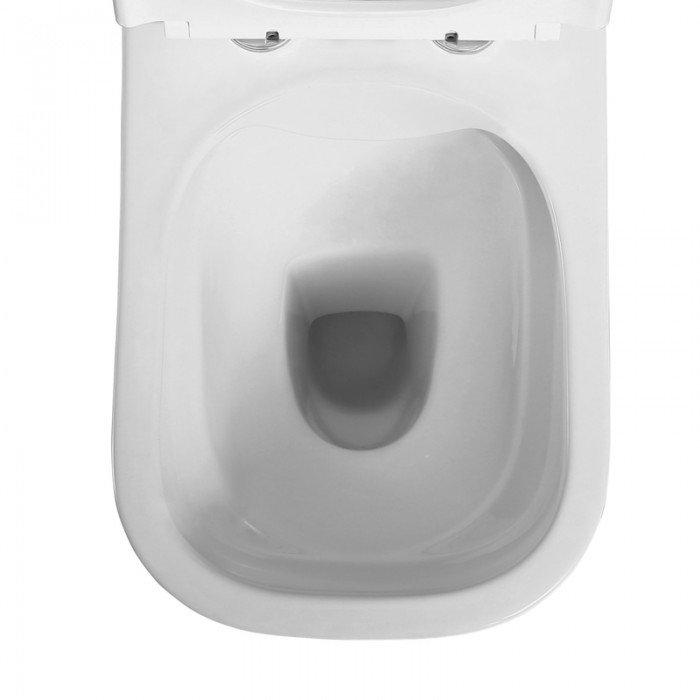 Чаша унітазу-компакту Mixxus Wave-0404-R Bowl 630х350х805 Rimless без сидіння (MI8362)