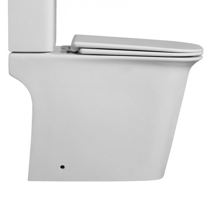 Чаша унітазу-компакту Mixxus Wave-0404-R Bowl 630х350х805 Rimless без сидіння (MI8362)