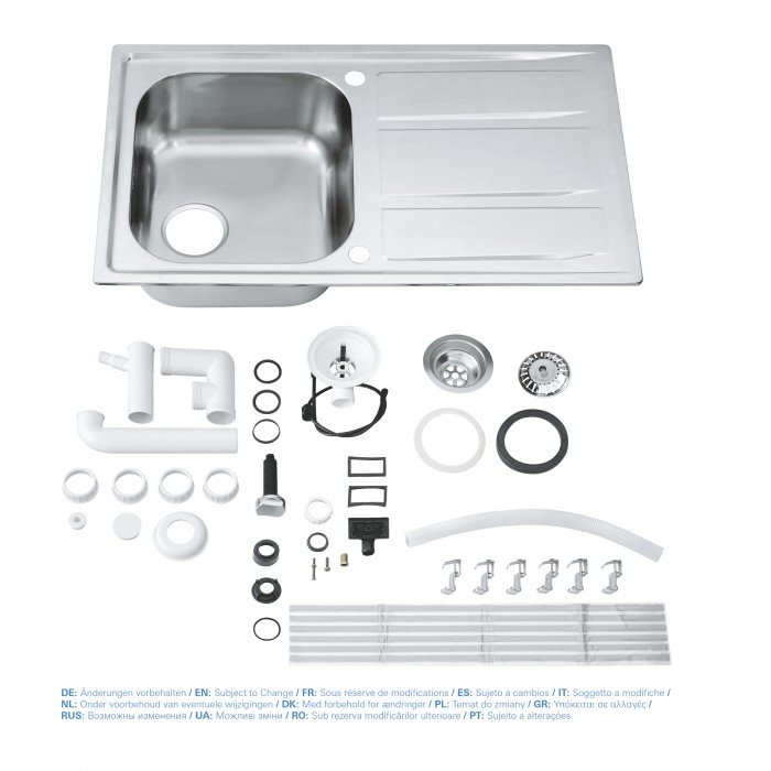 Кухонна мийка Grohe EX-2 Sink K401 (31566SD0) Кухонна мийка Grohe EX-2 Sink K401 (31566SD0)