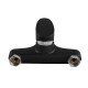 Смеситель для ванны Plamix CEZAR-009 EURO SET Matte black, со шлангом, лейкой и кронштейном (PM0693 Смеситель для ванны Plamix CEZAR-009 EURO SET Matte black, со шлангом, лейкой и кронштейном (PM0693