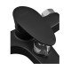 Смеситель для ванны Plamix CEZAR-009 EURO SET Matte black, со шлангом, лейкой и кронштейном (PM0693 Смеситель для ванны Plamix CEZAR-009 EURO SET Matte black, со шлангом, лейкой и кронштейном (PM0693