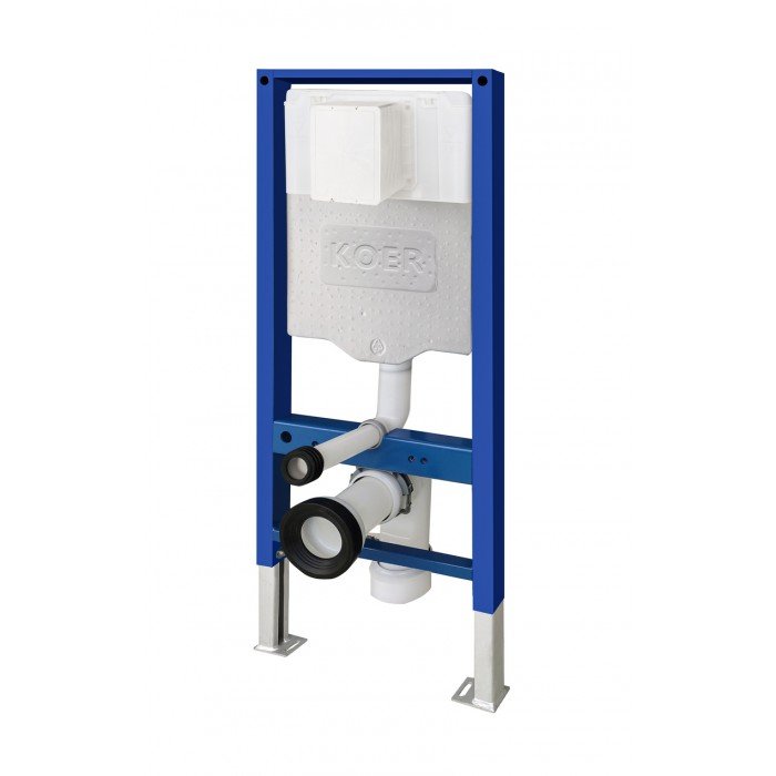 Инсталляция для подвесного унитаза Koer KT-0407 500x126x1150mm, без панели смыва (KR5341)