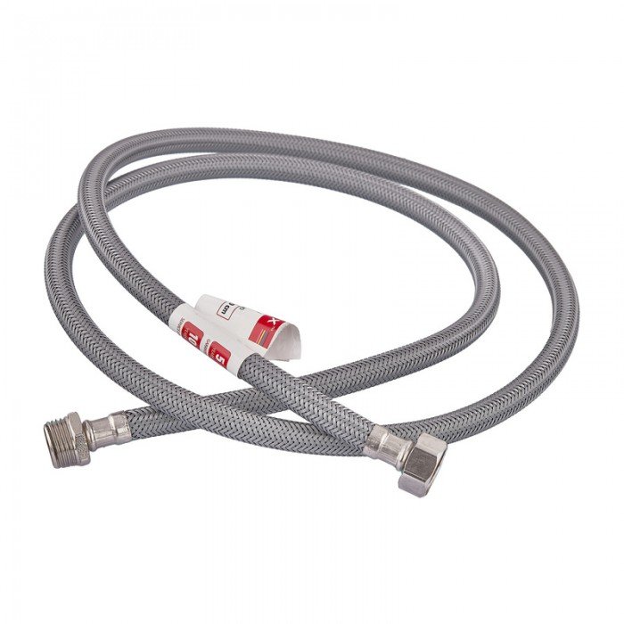 Гибкая подводка Zerix ZHN-02-FM1/2"-120 (нейлоновая оплетка, гайки нерж) (ZX5152)