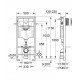 Система інсталяції для унітазу 3 в 1 Grohe Rapid SL (38722001)