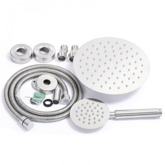 Душова колона зі змішувачем для душ. кабіни з нерж. стали SUS304 Zerix SUS-003-J (ZX3172)