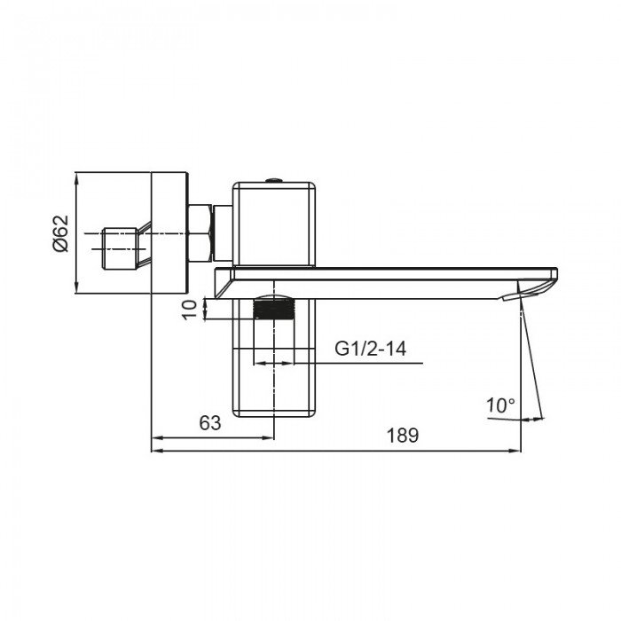Смеситель для ванны с коротким изливом Koer KB-41010-05 (Цвет черный) (KR3485) Смеситель для ванны с коротким изливом Koer KB-41010-05 (Цвет черный) (KR3485)