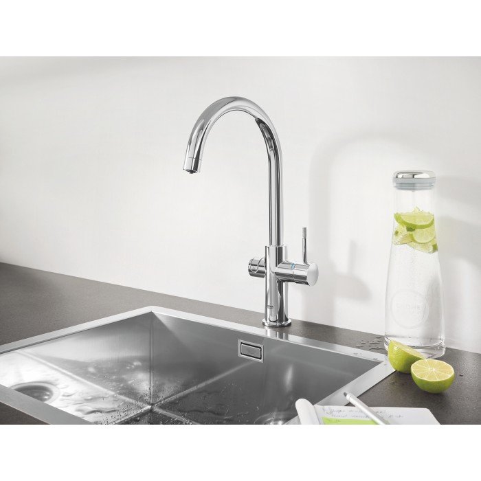 Система фильтров для питьевой воды со смесителем Grohe Blue Pro Connected (31323002)