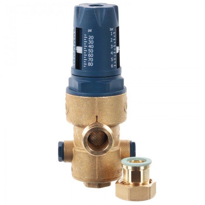 Редуктор давления Roho R1202-075 - 3/4"НН, PN25 (1-6 бар) мембранный (RO0146)