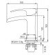 Смеситель для умывальника Koer KB-14007-04 водопад (Цвет хром+белый) (KR5155) Смеситель для умывальника Koer KB-14007-04 водопад (Цвет хром+белый) (KR5155)