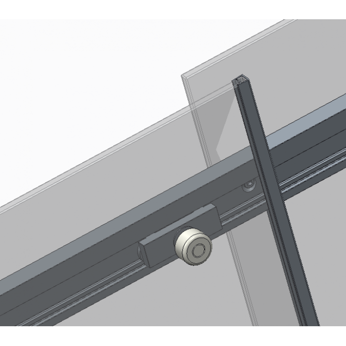 Дверь в нишу Koer SR SD02-140x200-TR-01 прозрачное стекло Easy Clean 8мм, хром (KR5383) Дверь в нишу Koer SR SD02-140x200-TR-01 прозрачное стекло Easy Clean 8мм, хром (KR5383)