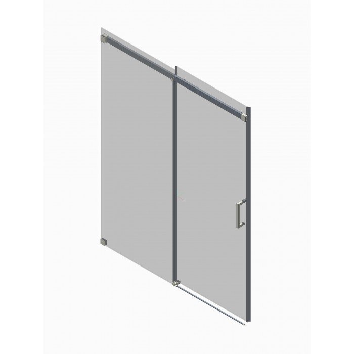 Дверь в нишу Koer SR SD02-140x200-TR-01 прозрачное стекло Easy Clean 8мм, хром (KR5383) Дверь в нишу Koer SR SD02-140x200-TR-01 прозрачное стекло Easy Clean 8мм, хром (KR5383)