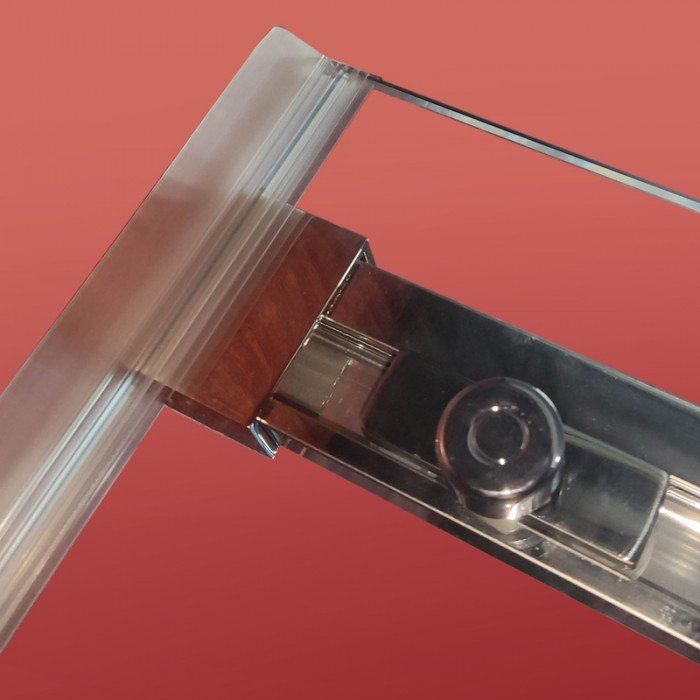 Дверь в нишу Koer SR SD02-140x200-TR-01 прозрачное стекло Easy Clean 8мм, хром (KR5383) Дверь в нишу Koer SR SD02-140x200-TR-01 прозрачное стекло Easy Clean 8мм, хром (KR5383)