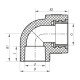 Угол ВР 32x1F PPR Koer K0117.PRO (KP0139) Угол ВР 32x1F PPR Koer K0117.PRO (KP0139)