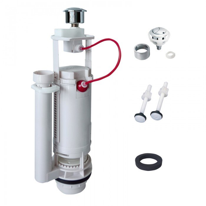 Комплект арматури Koer KT-0301-3/8" (спускна 2-х кноп.+ наповнювальна з універс. підключенням) (KR5059) Комплект арматури Koer KT-0301-3/8" (спускна 2-х кноп.+ наповнювальна з універс. підключенням) (KR5059)