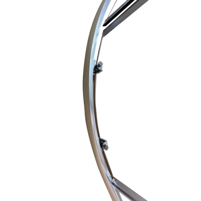 Душевая кабина без поддона Koer SR SC04-100x100x195-TR-01 прозрачное стекло Easy Clean 5мм, хром (K