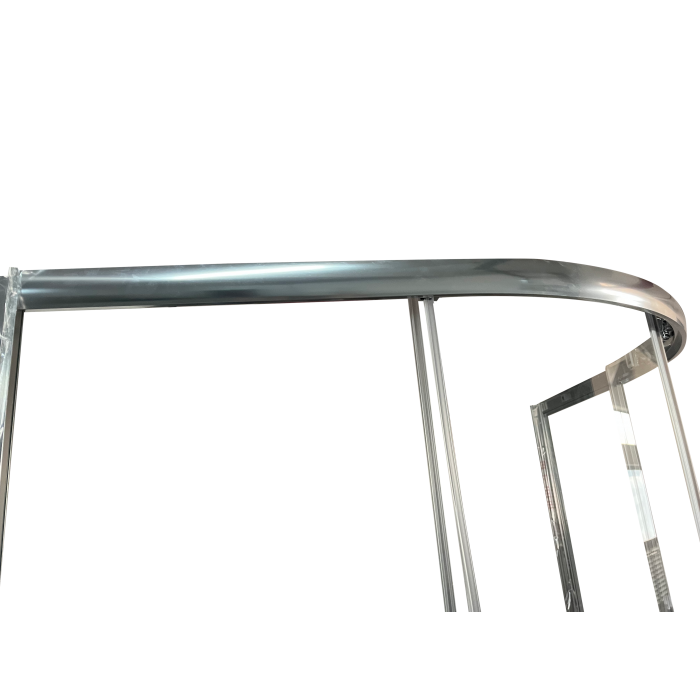 Душевая кабина без поддона Koer SR SC04-100x100x195-TR-01 прозрачное стекло Easy Clean 5мм, хром (K