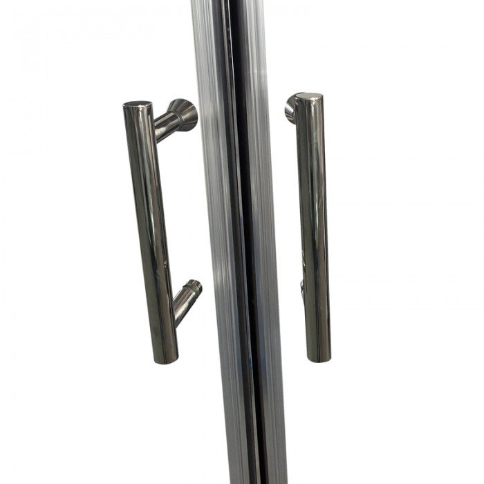 Душевая кабина без поддона Koer SR SC04-100x100x195-TR-01 прозрачное стекло Easy Clean 5мм, хром (K