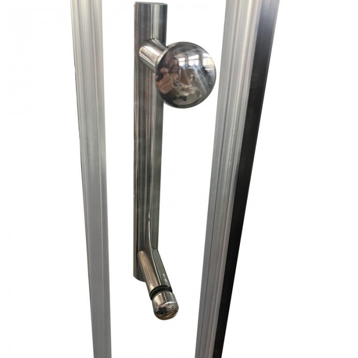 Душевая кабина без поддона Koer SR SC04-100x100x195-TR-01 прозрачное стекло Easy Clean 5мм, хром (K