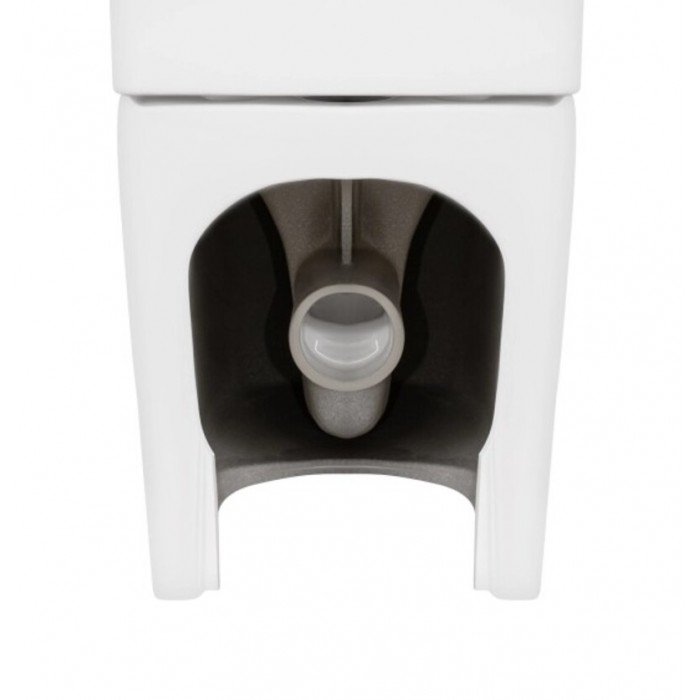 Чаша унітазу-компакту Mixxus Premium Bevel-0402-R Bowl 670х390х880 Rimless без сидіння (MI8354)