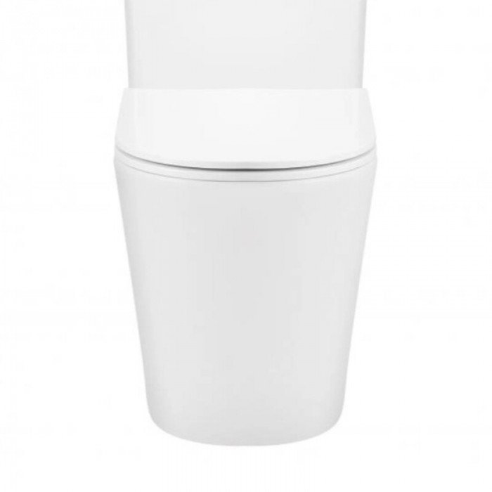 Чаша унітазу-компакту Mixxus Premium Bevel-0402-R Bowl 670х390х880 Rimless без сидіння (MI8354)