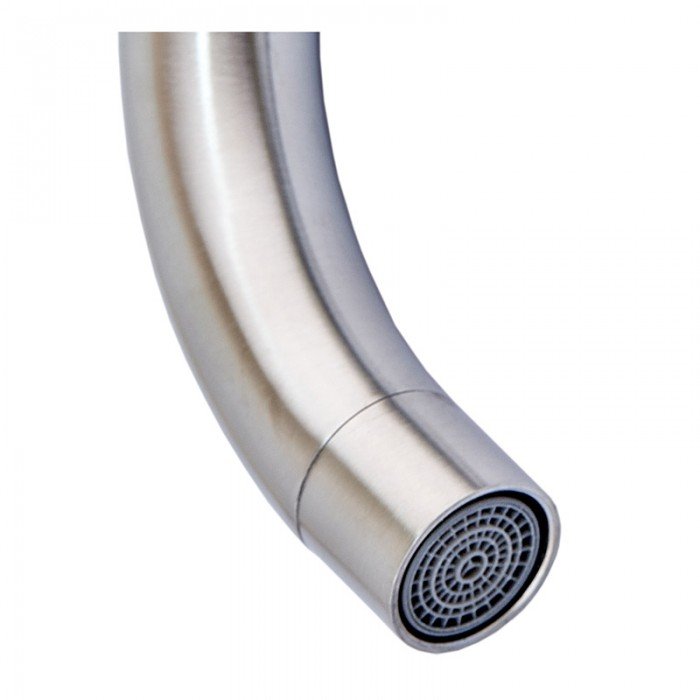 Гусак на смеситель Mixxus SPO-02.SUS из нерж. стали SUS304 (MI6061)