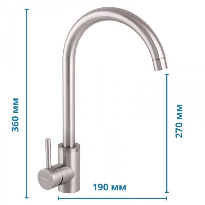 Смеситель для кухни Haiba SUS 011 (HB0992) Смеситель для кухни Haiba SUS 011 (HB0992)