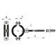 Хомут трубний оцинкований Koer KCB.20 1-1 / 4" (38-43) чорний (KR2798) Хомут трубний оцинкований Koer KCB.20 1-1 / 4" (38-43) чорний (KR2798)