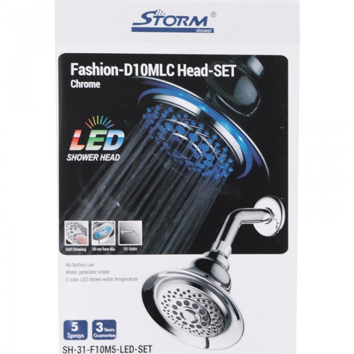 Верхняя лейка для душа Storm SH-31-F10M5-LED-SET (ST0019)