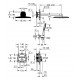Душевая система скрытого монтажа с термостатом Grohe Grohtherm SmartControl (34863000)