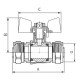 Кран шаровый Waterpro Wing 20x20 (MA0120) Кран шаровый Waterpro Wing 20x20 (MA0120)