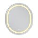 Зеркало Mixxus Premium ELLIPSE MV05-80x70-Reverse WHITE с Led Touch, Anti-fog, димером (3-6,5kK) (M