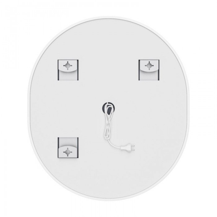 Зеркало Mixxus Premium ELLIPSE MV05-80x70-Reverse WHITE с Led Touch, Anti-fog, димером (3-6,5kK) (M