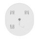 Зеркало Mixxus Premium ELLIPSE MV05-80x70-Reverse WHITE с Led Touch, Anti-fog, димером (3-6,5kK) (M