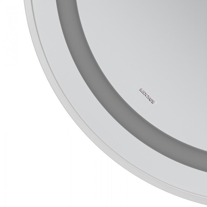 Зеркало Mixxus Premium ELLIPSE MV05-80x70-Reverse WHITE с Led Touch, Anti-fog, димером (3-6,5kK) (M