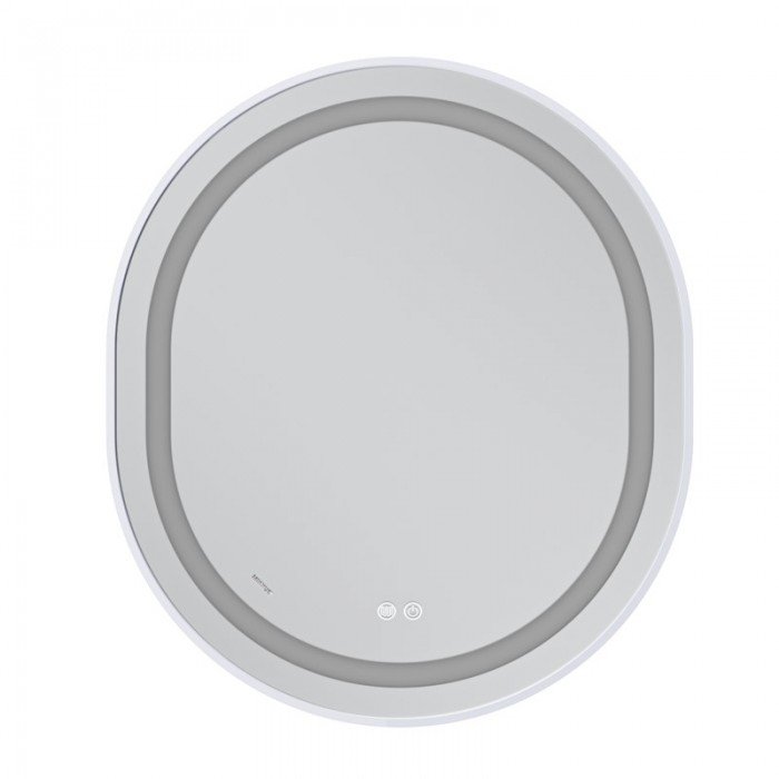 Зеркало Mixxus Premium ELLIPSE MV05-80x70-Reverse WHITE с Led Touch, Anti-fog, димером (3-6,5kK) (M