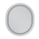 Зеркало Mixxus Premium ELLIPSE MV05-80x70-Reverse WHITE с Led Touch, Anti-fog, димером (3-6,5kK) (M