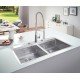 Мийка кухонна Grohe EX Sink K800 Подвійна (120 cm) (31585SD0)