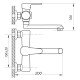 Смеситель для ванны Zerix PUD3 045 белый (ZX2909) Смеситель для ванны Zerix PUD3 045 белый (ZX2909)