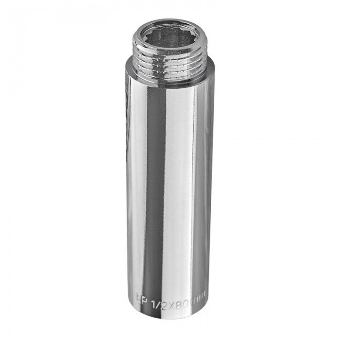 Подовжувач Europroduct EP.E080.Chr - 1/2"MF-80мм хром (EP6130)