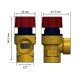 Клапан запобіжний Roho R2000-020 - 1/2" ВВ (2 бар) (RO0167) Клапан запобіжний Roho R2000-020 - 1/2" ВВ (2 бар) (RO0167)