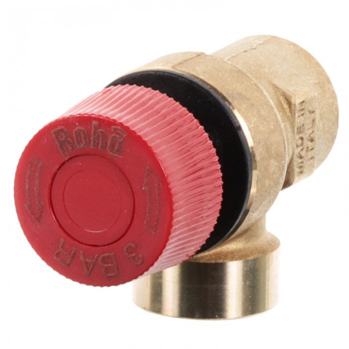 Клапан запобіжний Roho R2000-020 - 1/2" ВВ (2 бар) (RO0167)