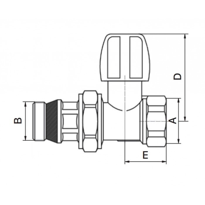 Вентиль балансировочный радиат. "антипротечка" Europroduct EP.0531 - 1/2x1/2" FM прямой (EP6149) Вентиль балансировочный радиат. "антипротечка" Europroduct EP.0531 - 1/2x1/2" FM прямой (EP6149)