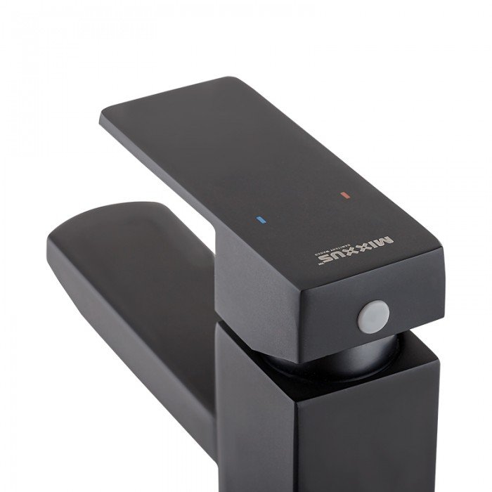 Смеситель для умывальника Mixxus KUB-001 черный (из нерж. стали) (MI2810)