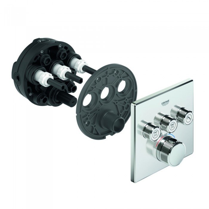 Термостат скрытого монтажа на 3 потребителя Grohe Grohtherm SmartControl (29126000)