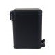 Відро для сміття з плавним закриттям прямокутне Zerix Sansa-TC0105 Black 5 л колір чорний (ZX5894)