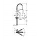 Смеситель для кухни с гибким изливом Grohe Eurocube (31395DC0)