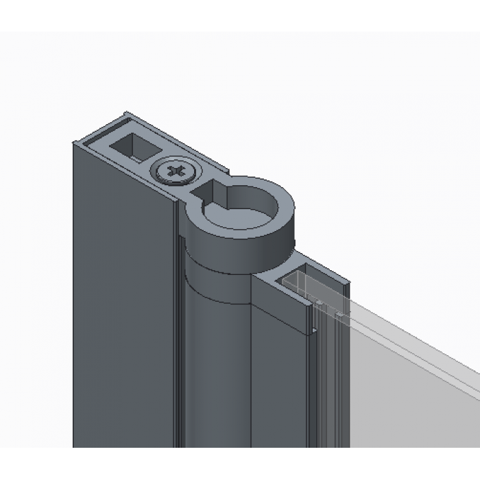Шторки стеклянные на ванну Koer SR BS02-80x140-TR-01 прозрачное стекло 6мм, хром (KR5401)